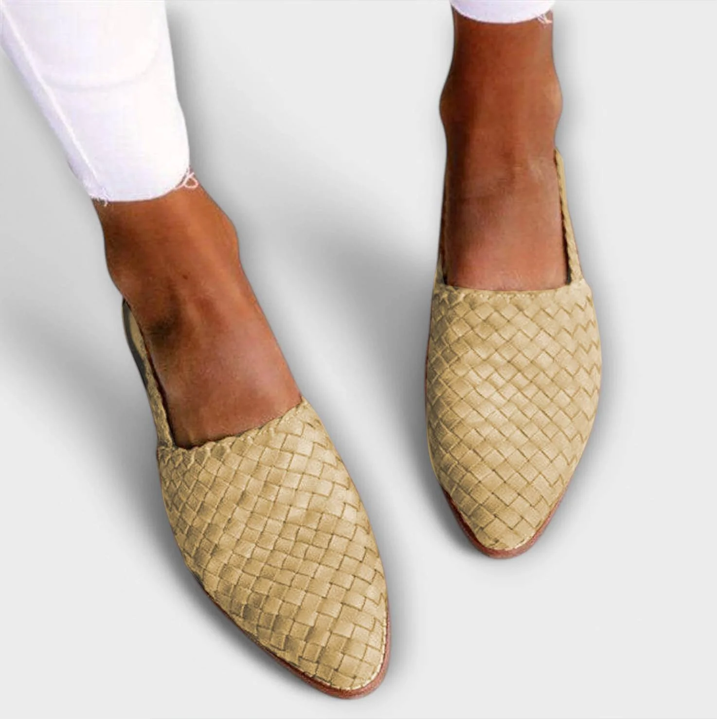 Calista | Mocassins Tressés Élégance