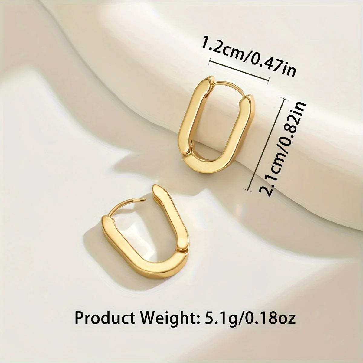 Aura | Boucles d'oreilles géométriques élégantes