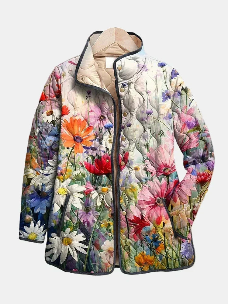 Manon | Veste Matelassée Fleurs des Champs