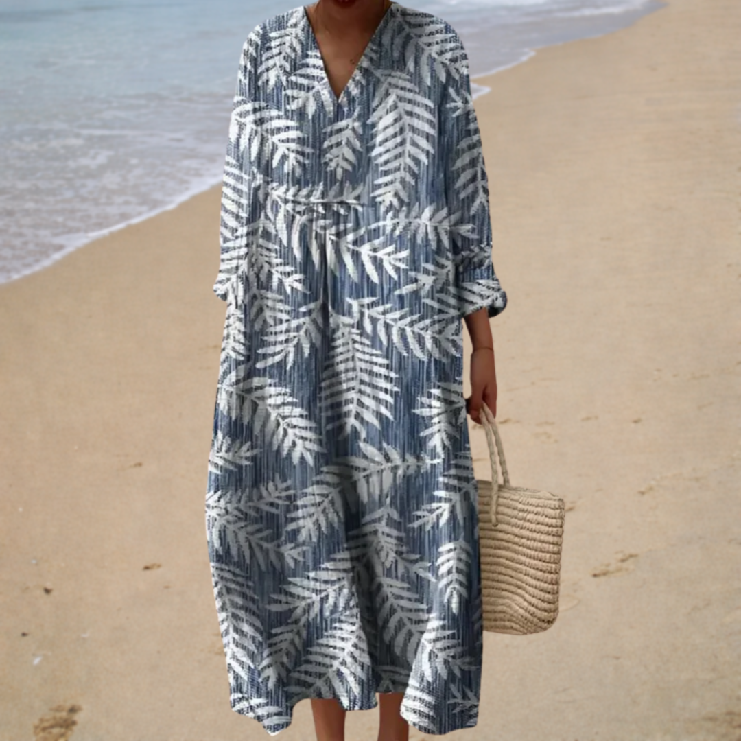 Isabelle | Robe Longue Tropicale