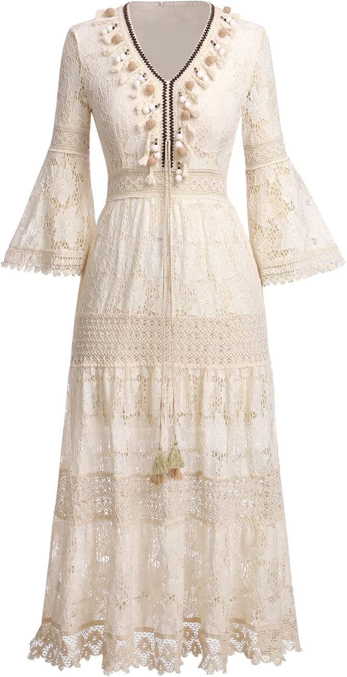 Anaëlle | Robe Maxi Romantique