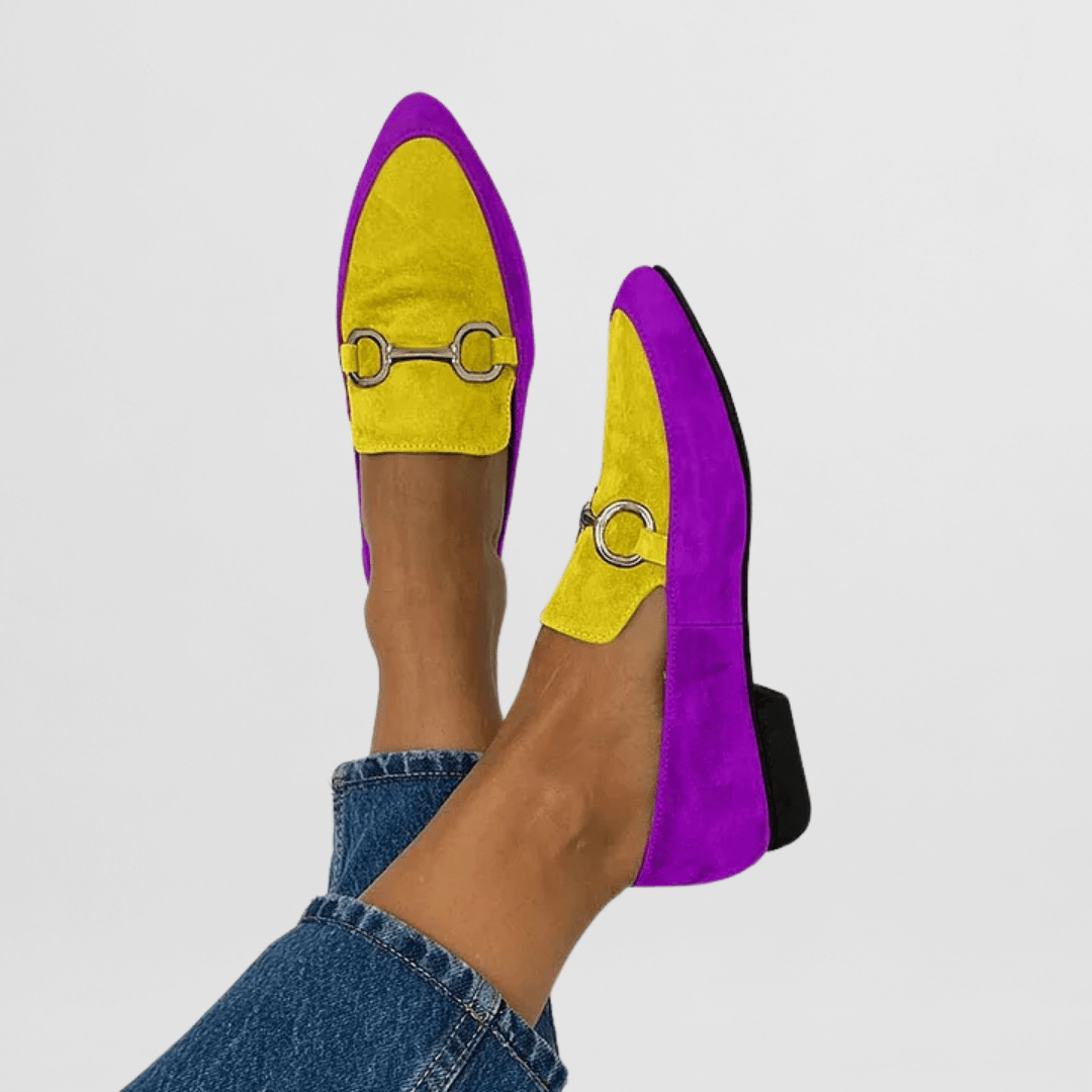Juliette | Mocassins Daim Colorés