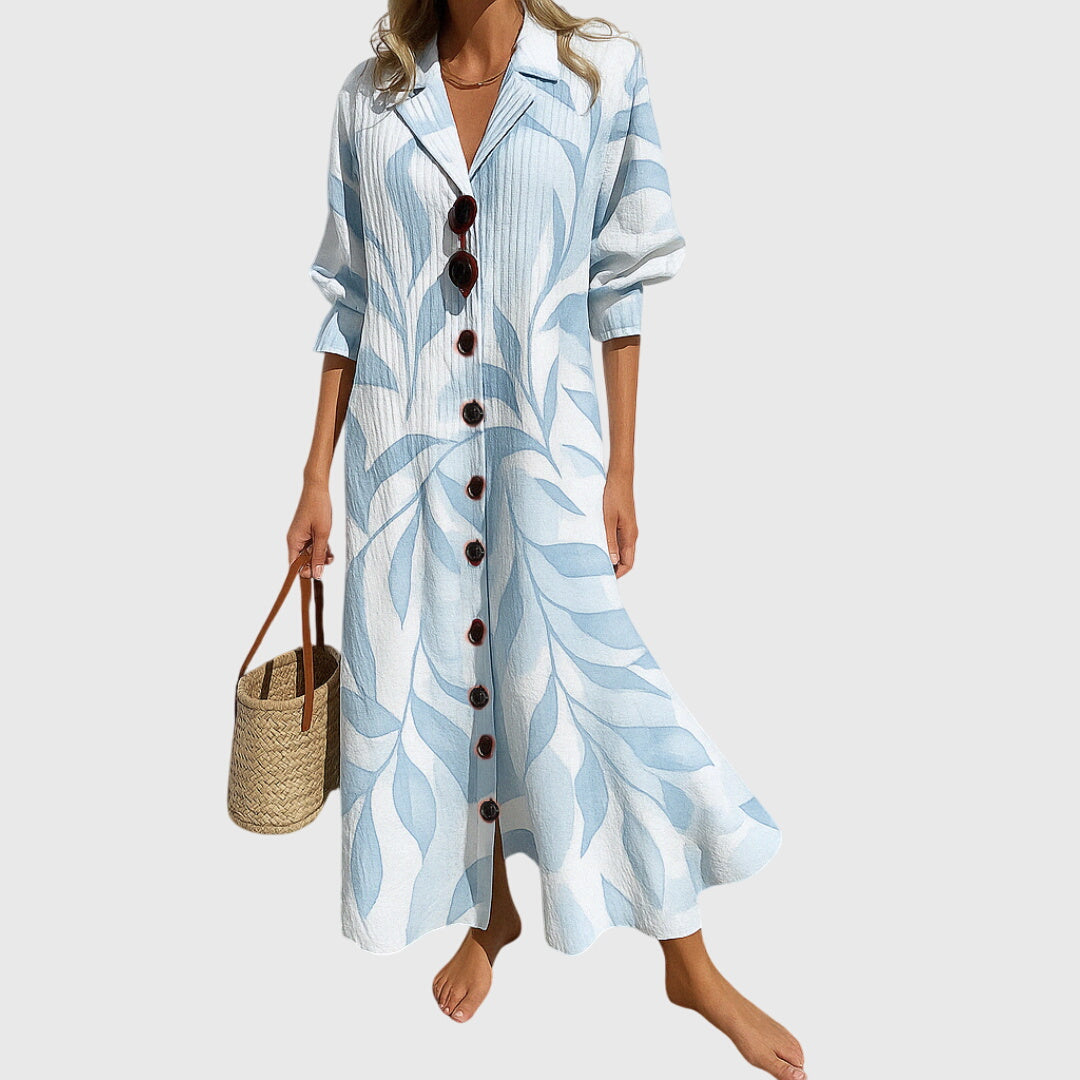 Hortense | Robe Maxi Imprimée Fleurie