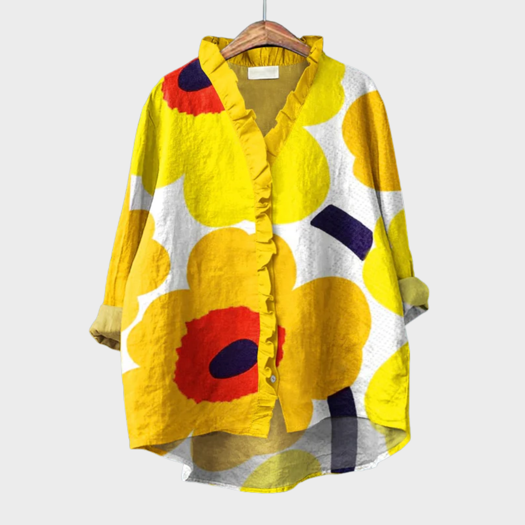 Helena | Blouse Graphique Audacieuse