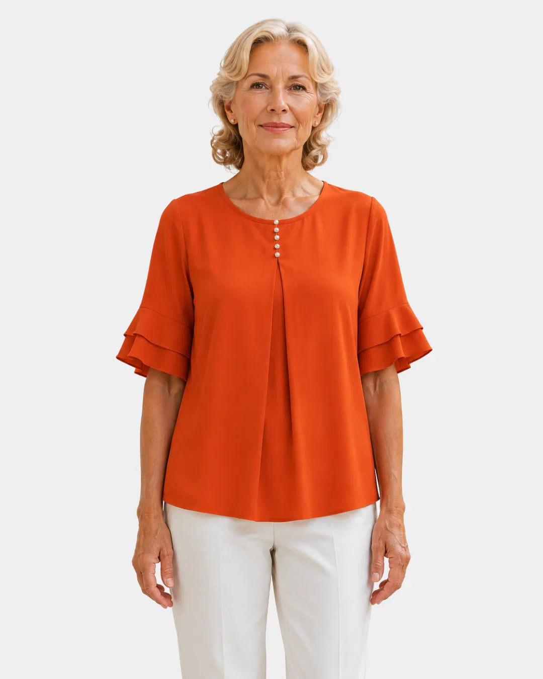 Hadelinde | Blouse élégante à boutons