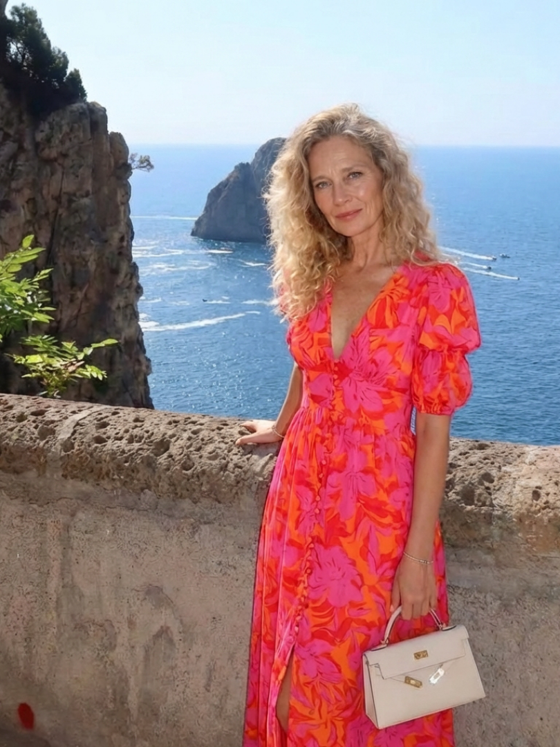 Flavie | Robe Maxi Fleurie Éclat Tropical