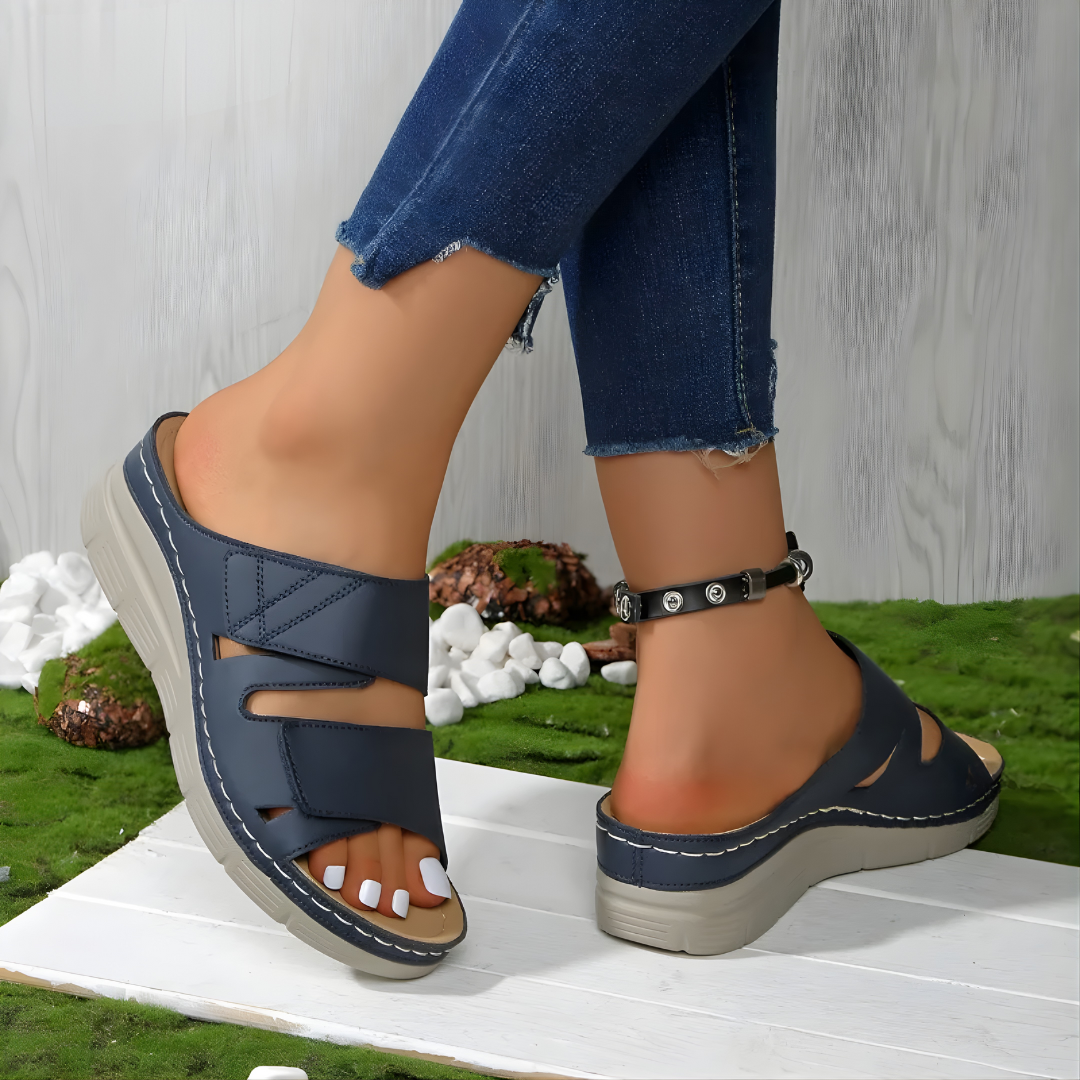 Élina | Sandales Orthopédiques Confort Compensées