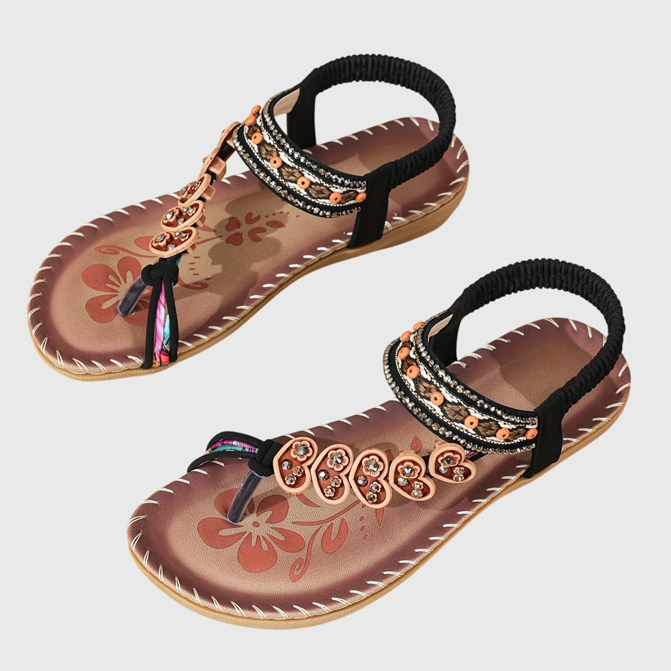 Briar | Sandales Orthopédiques Décorées
