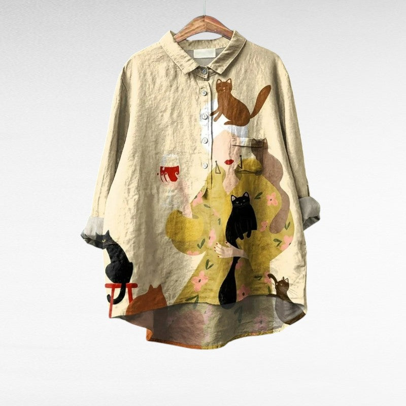 Ariané | Blouse Chats Poétiques