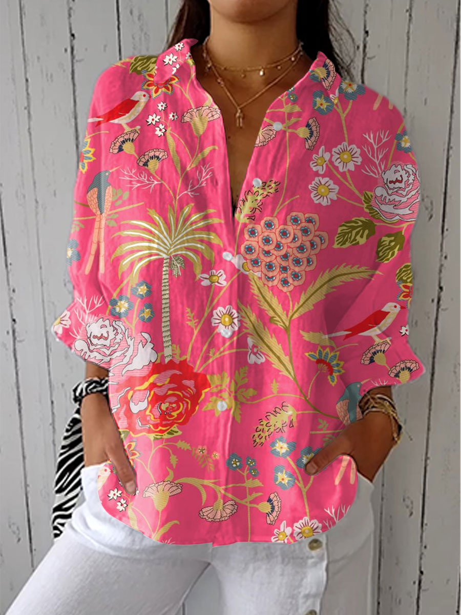 Blandine | Blouse Botanique Exotique