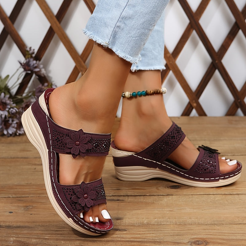 Rosalie | Sandales Confort Compensées