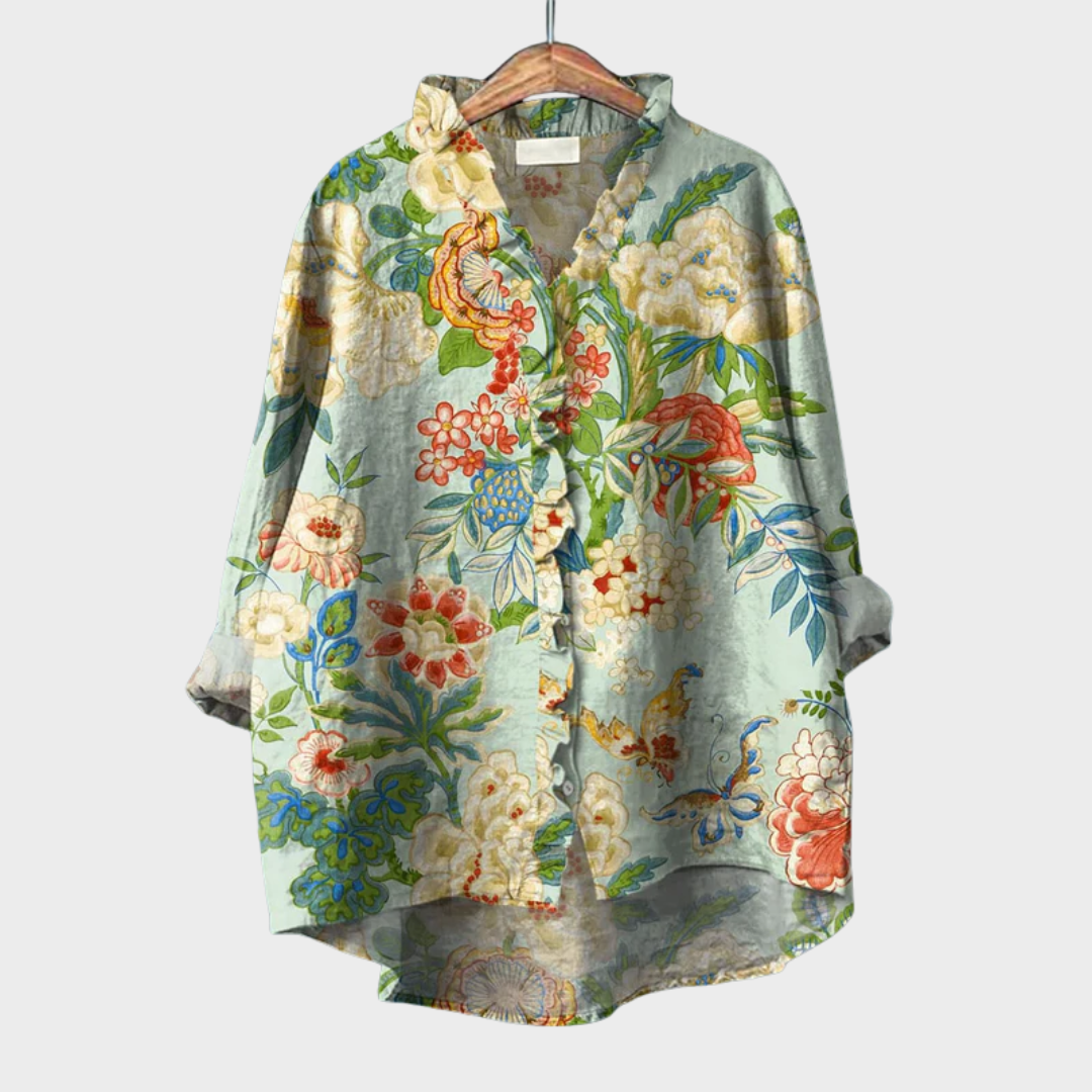 Perrine | Blouse Florale Romantique