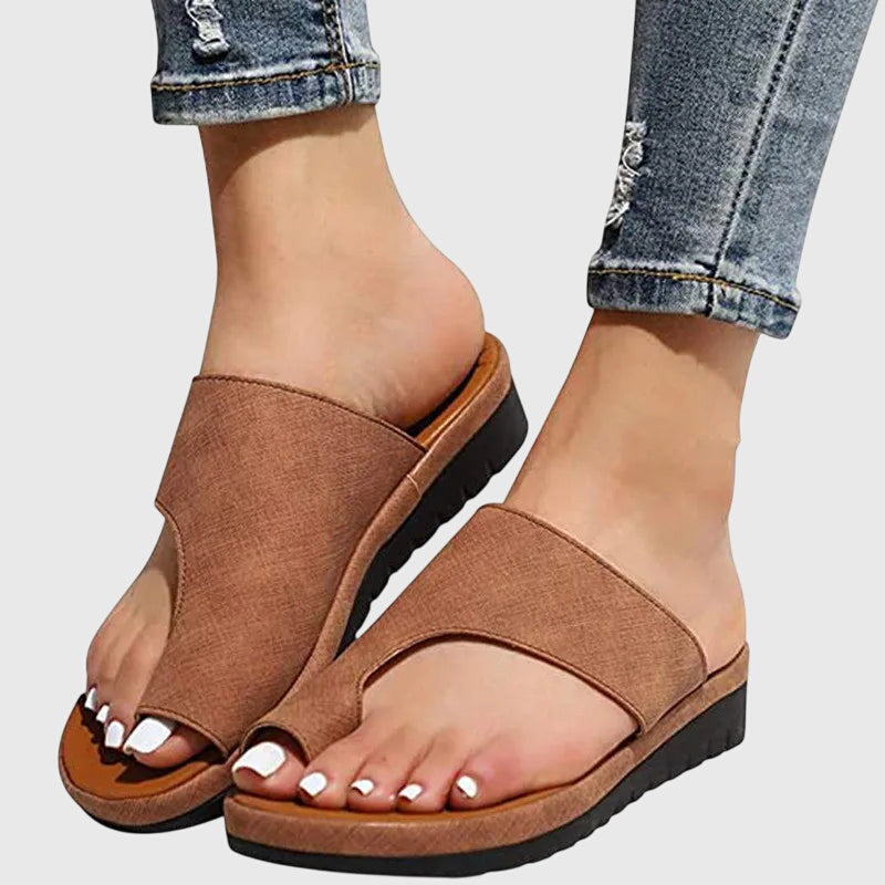 Juliette | Mules Orthopédiques Minimalistes Plateforme
