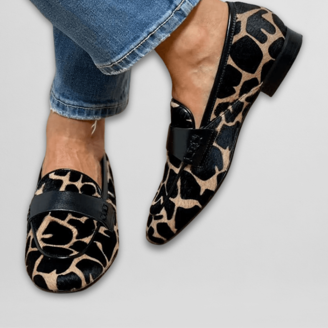 Brigitte | Mocassins Léopard Confort