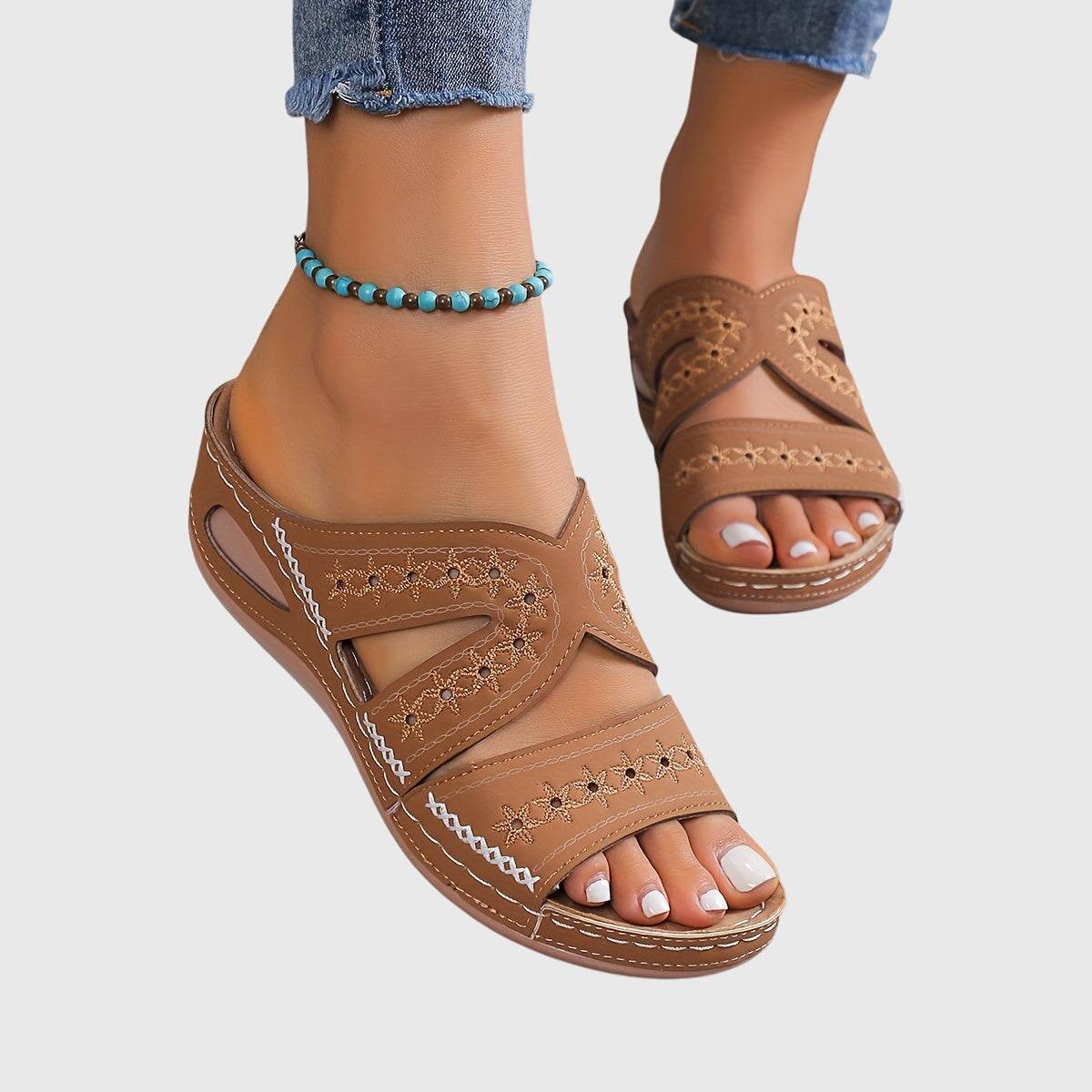 Rosalie | Mules Orthopédiques Ajourées