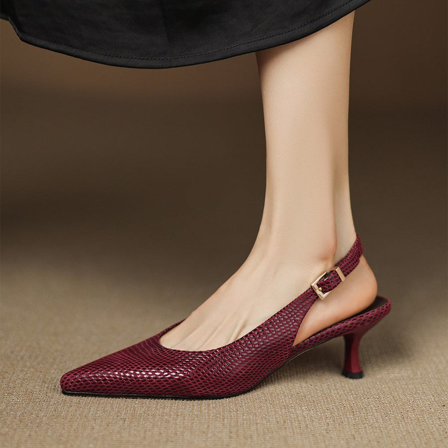Delphine | Escarpins Slingback Pointus