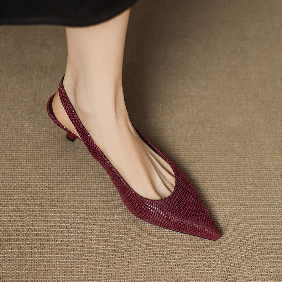 Delphine | Escarpins Slingback Pointus