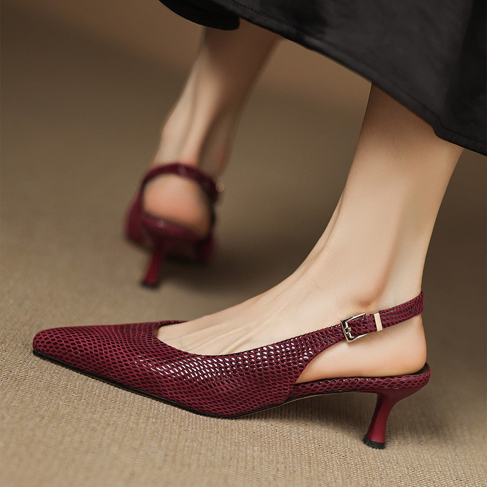 Delphine | Escarpins Slingback Pointus
