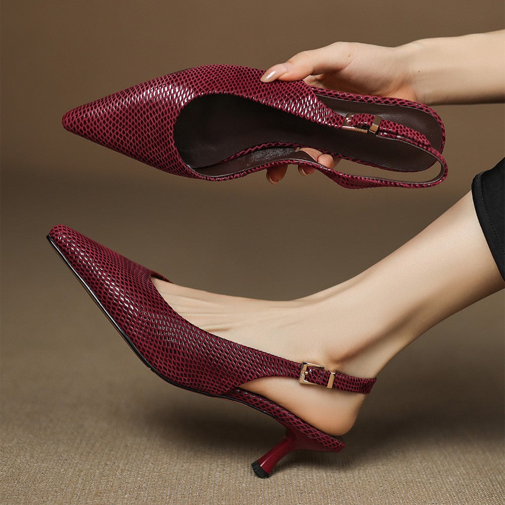 Delphine | Escarpins Slingback Pointus