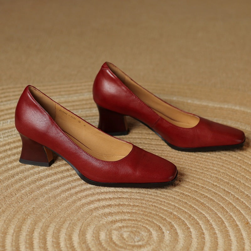 Martine | Escarpins à Bout Carré