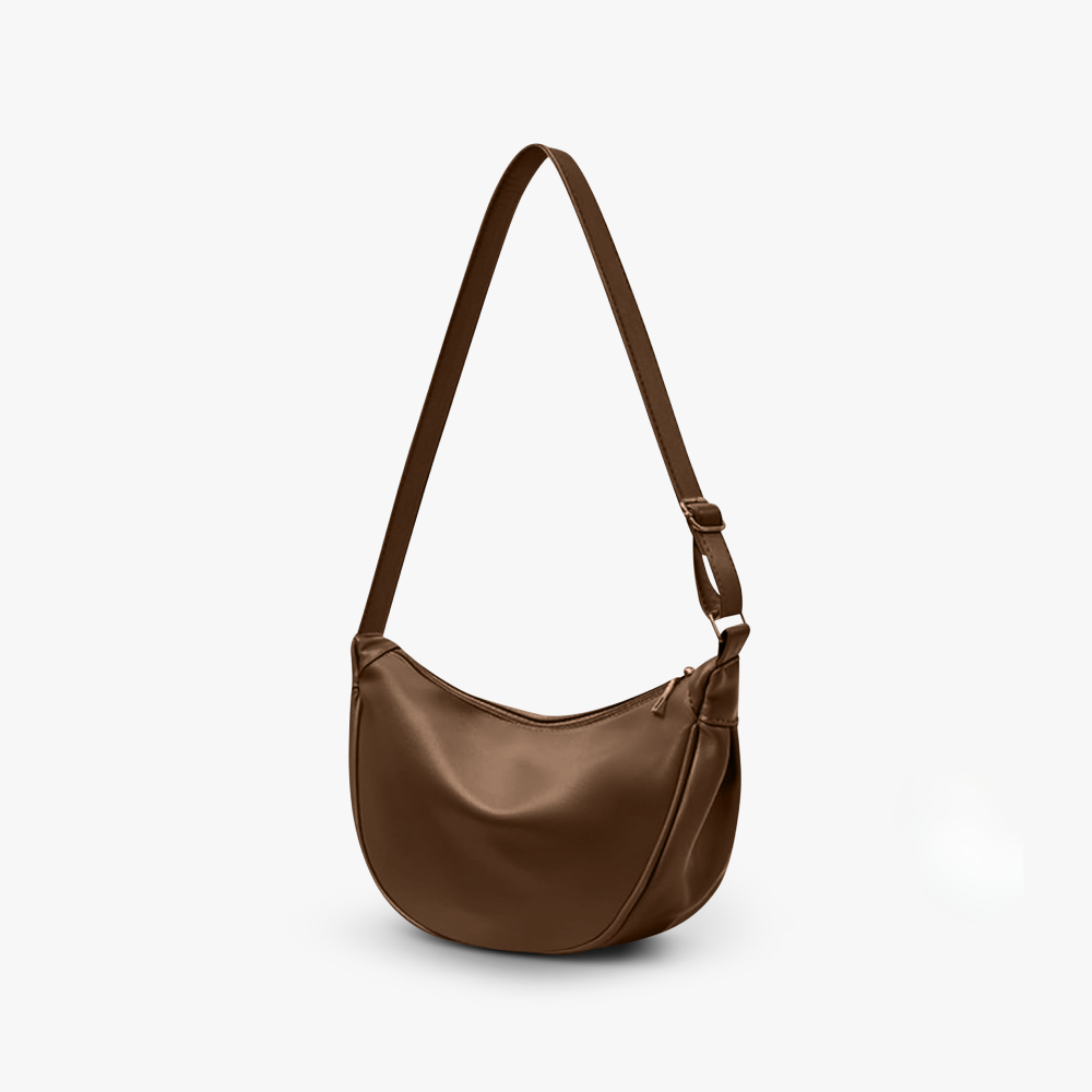 Léa | Sac Bandoulière Demi-Lune Minimaliste