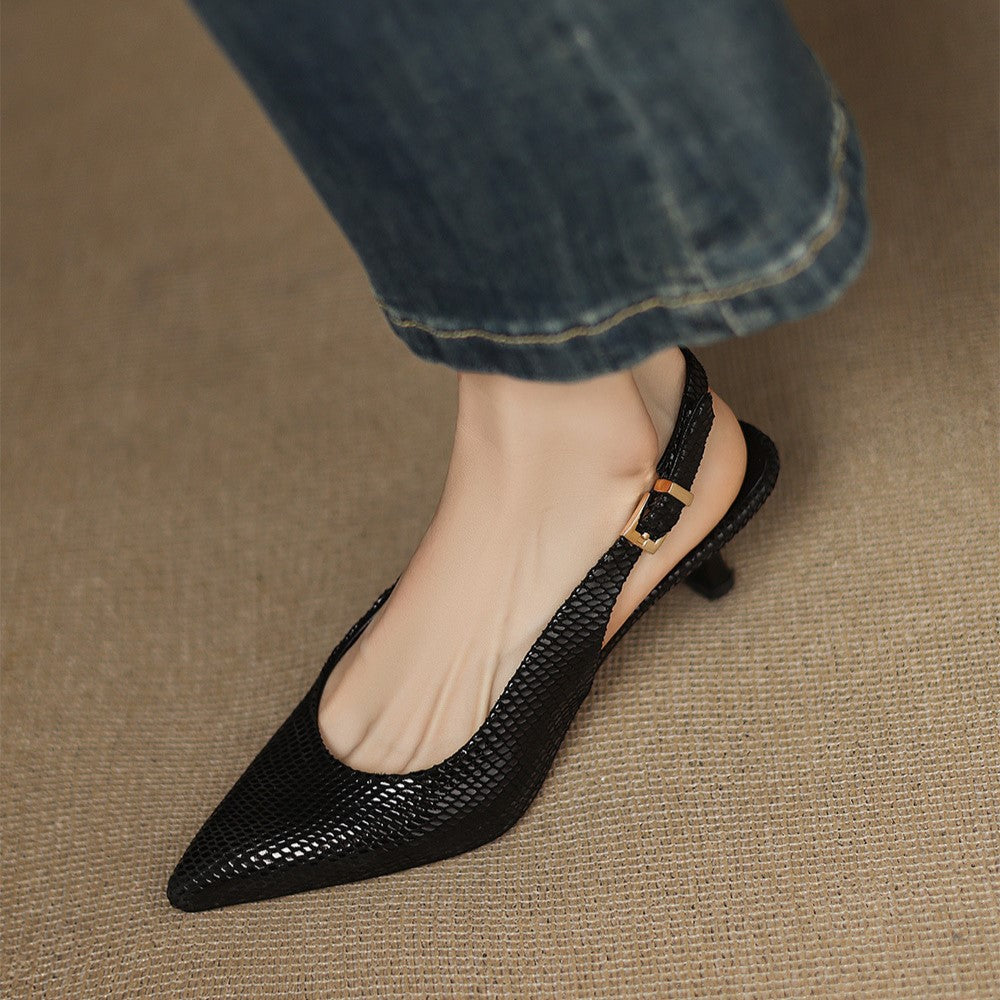 Delphine | Escarpins Slingback Pointus
