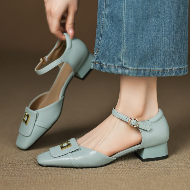 Florence | Babies à Boucle en Cuir
