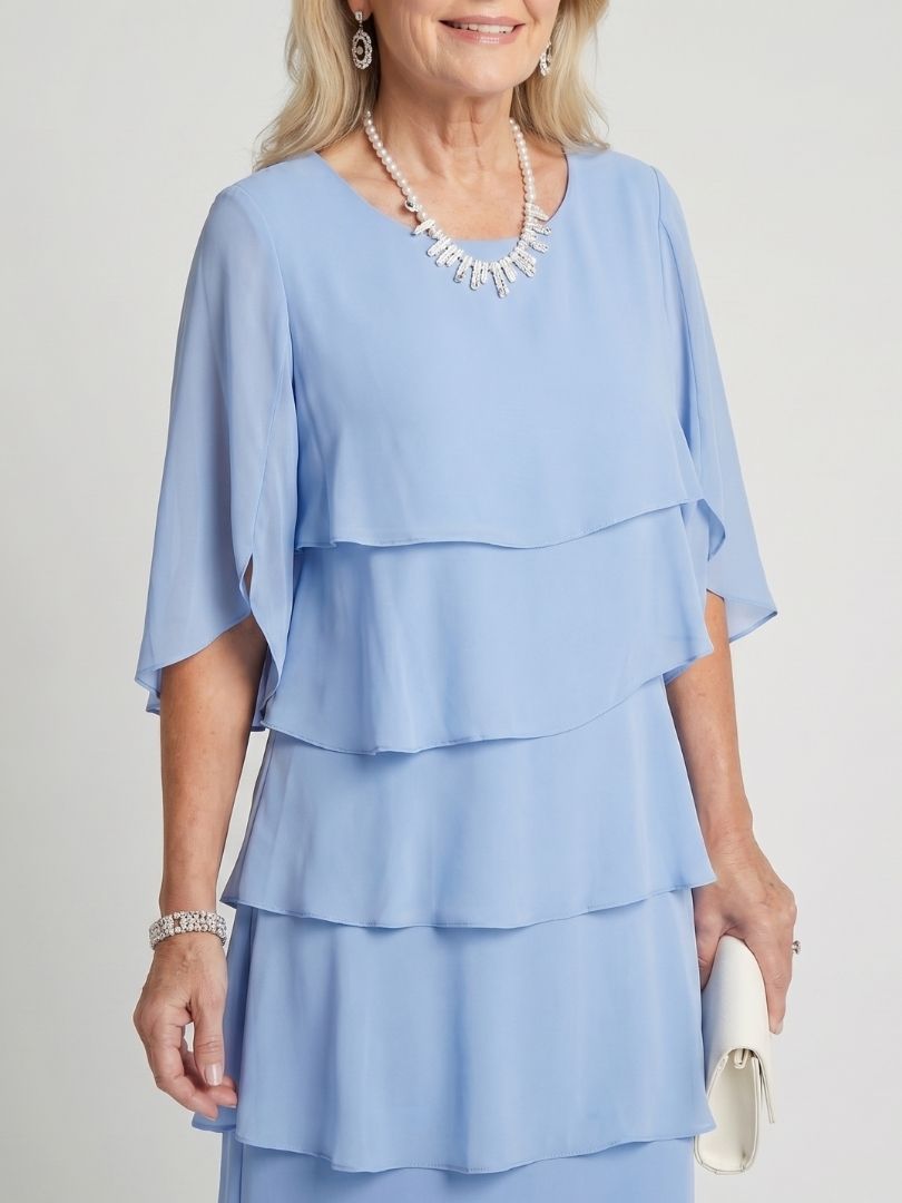 Margaux | Robe Midi à Volants