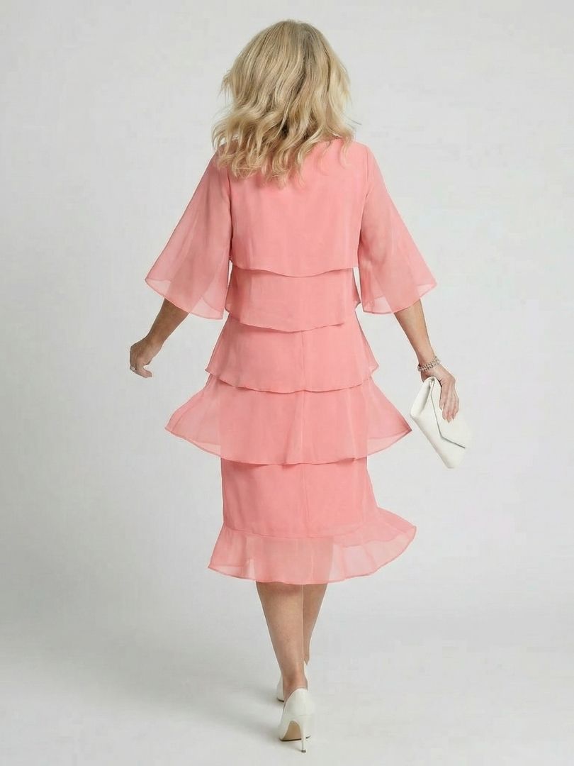 Margaux | Robe Midi à Volants