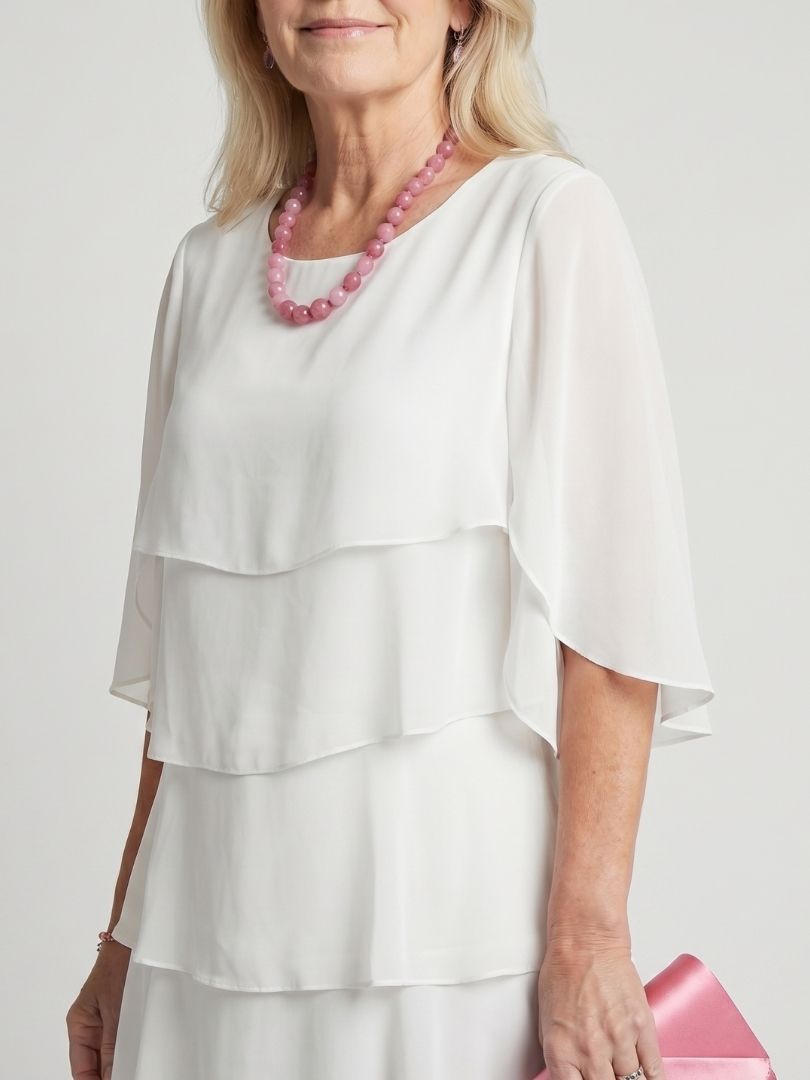 Margaux | Robe Midi à Volants