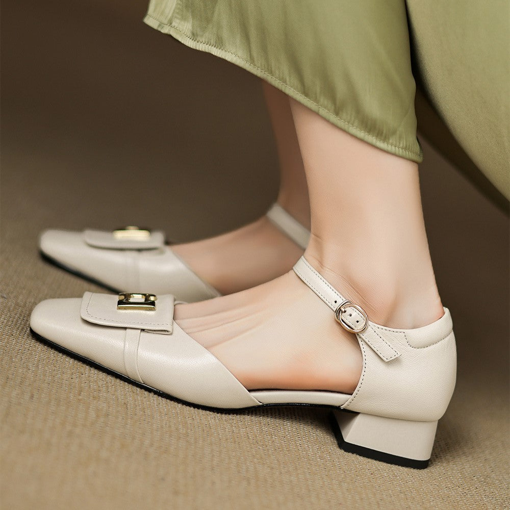 Florence | Babies à Boucle en Cuir