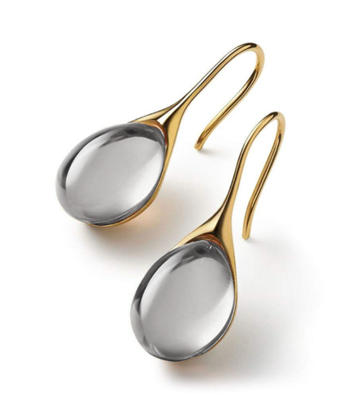 Cyrielle | Boucles d'Oreilles Gouttes Cristallines