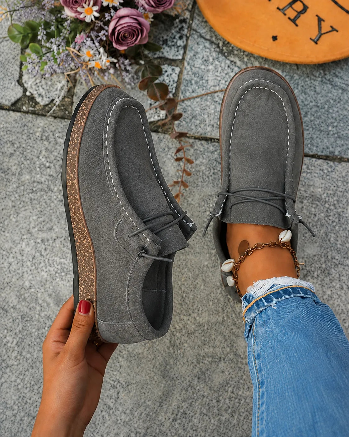 Catherine | Mocassins Plats Tout Aller