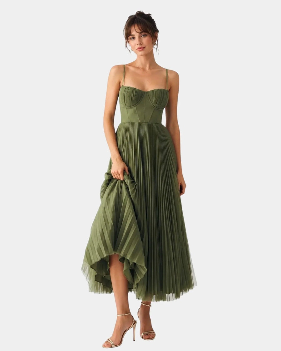 Perline | Robe midi élégante