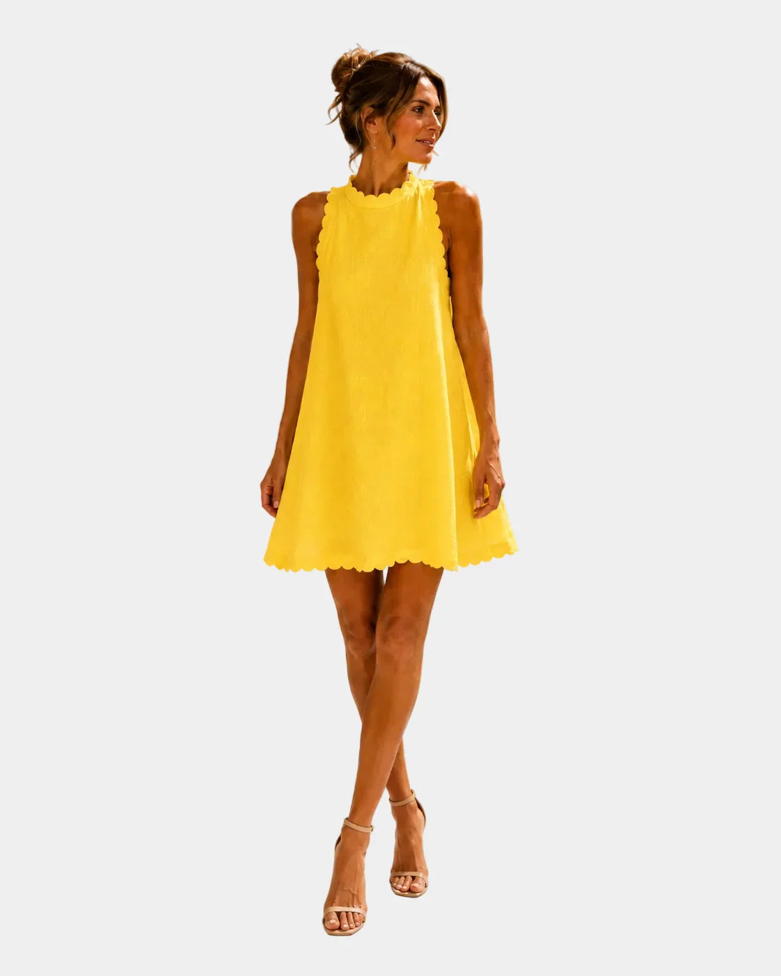 Agneline | Robe Courte Minimaliste