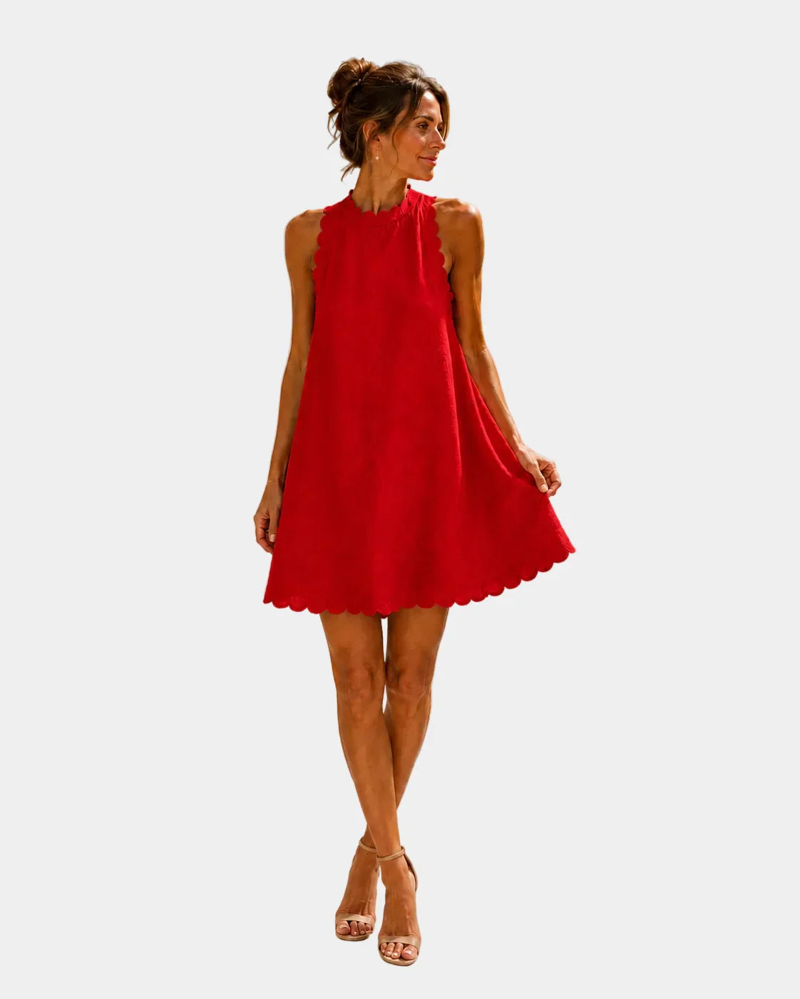 Agneline | Robe Courte Minimaliste