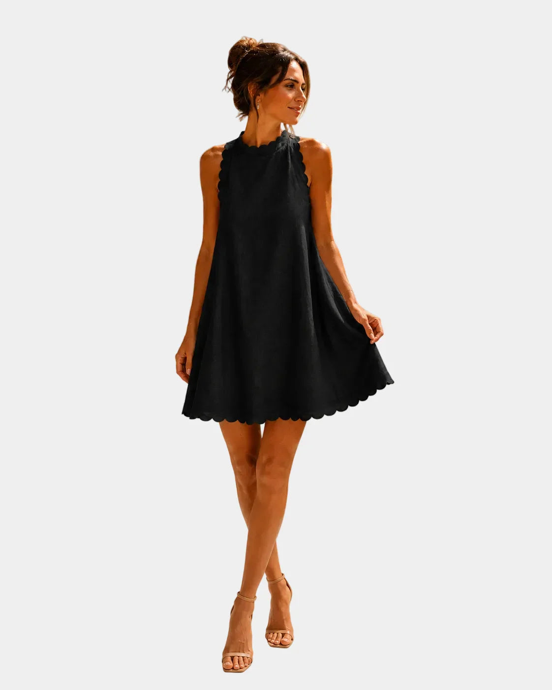 Agneline | Robe Courte Minimaliste