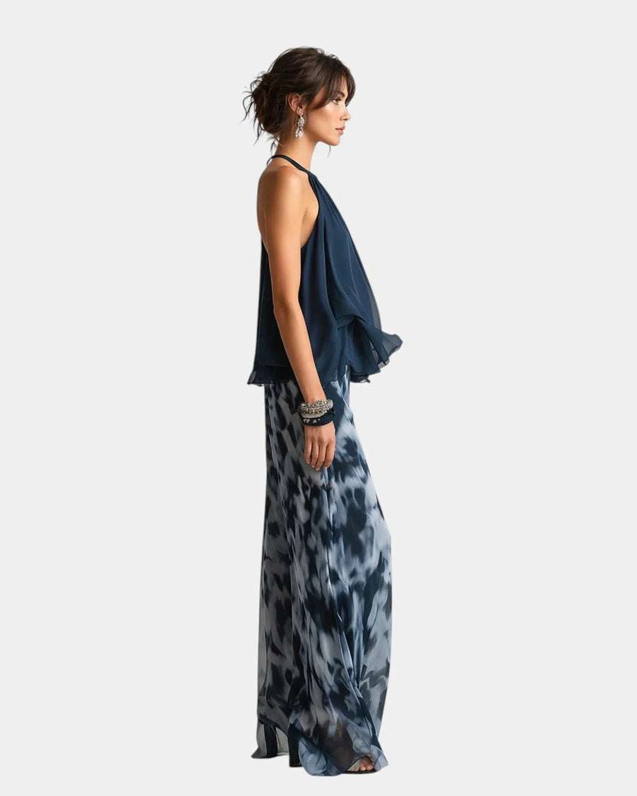 Magali | Ensemble élégant avec pantalon et blouse