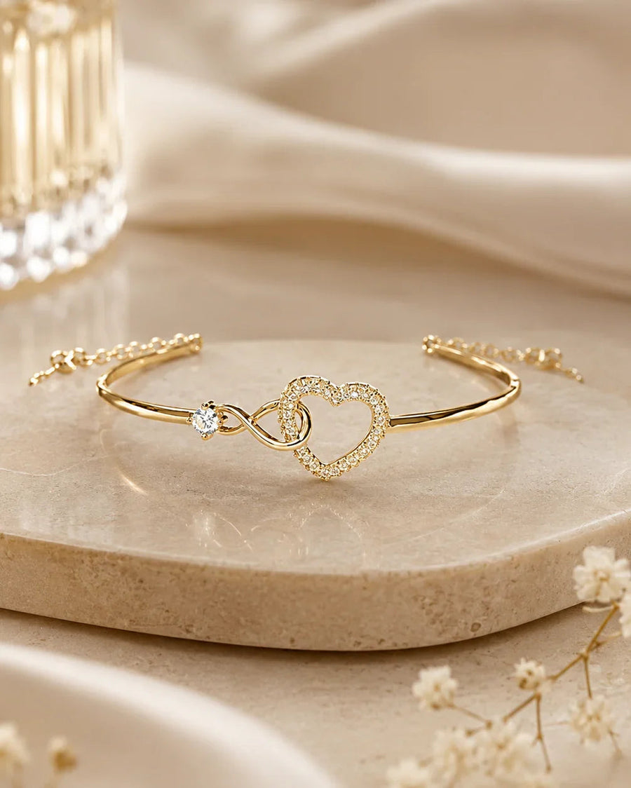 Aramburge | Bracelet infini cœur
