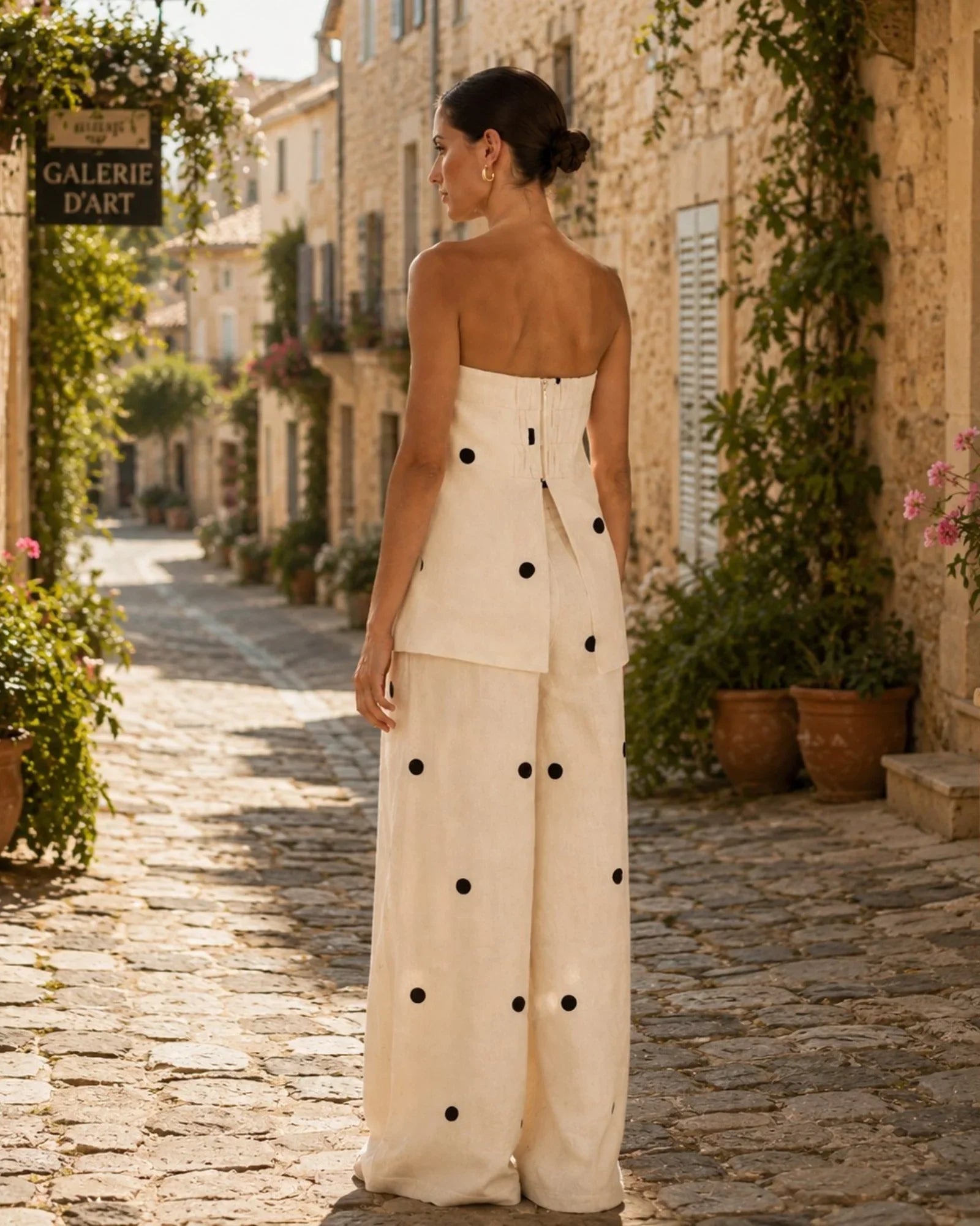 Djamila | Ensemble méditerranéen à pois