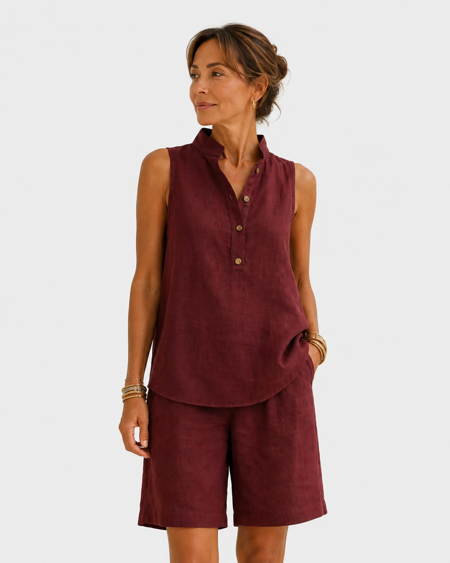 Mélior | Ensemble d'Été sans manches avec short