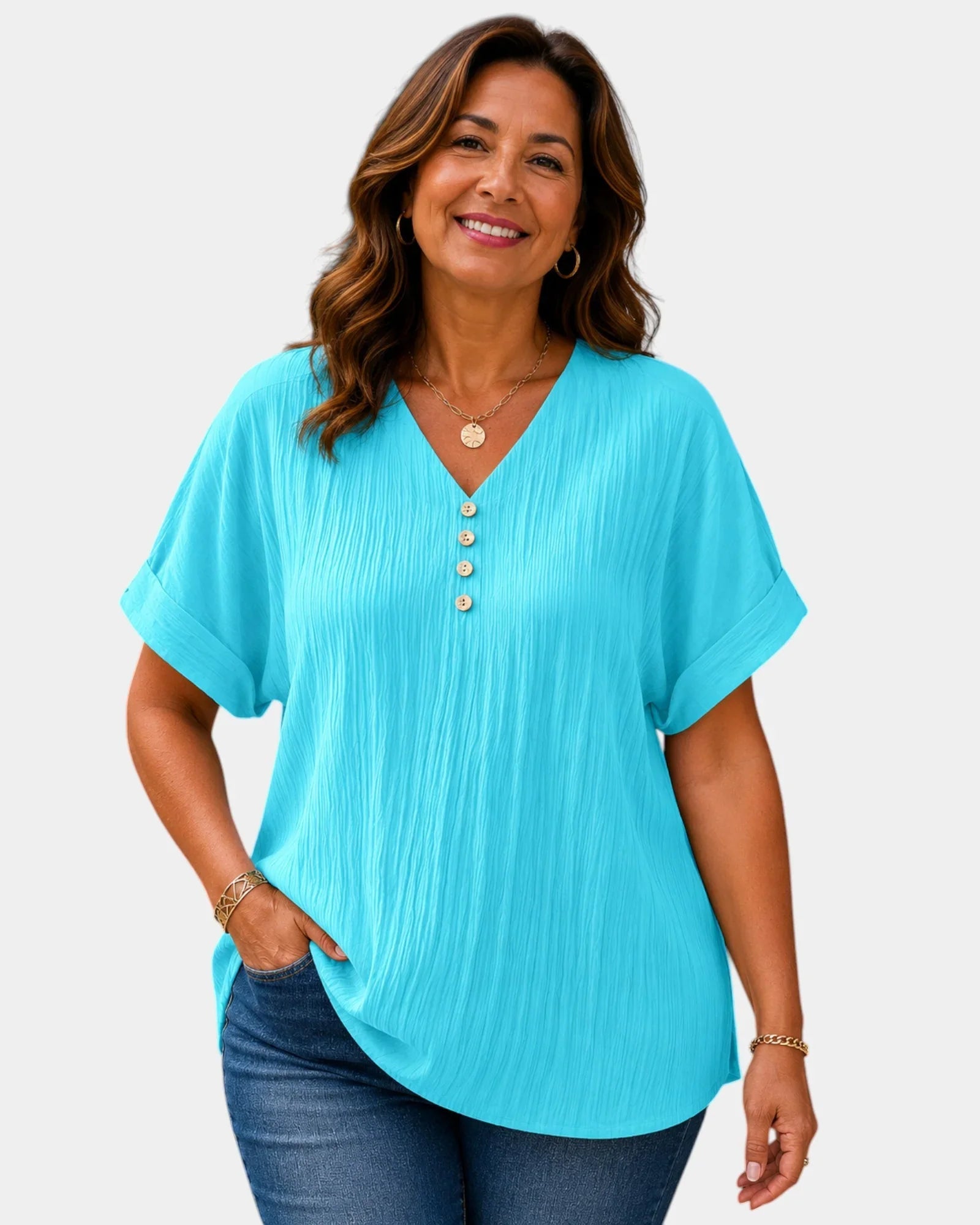 Alwena | Blouse à décolleté en V
