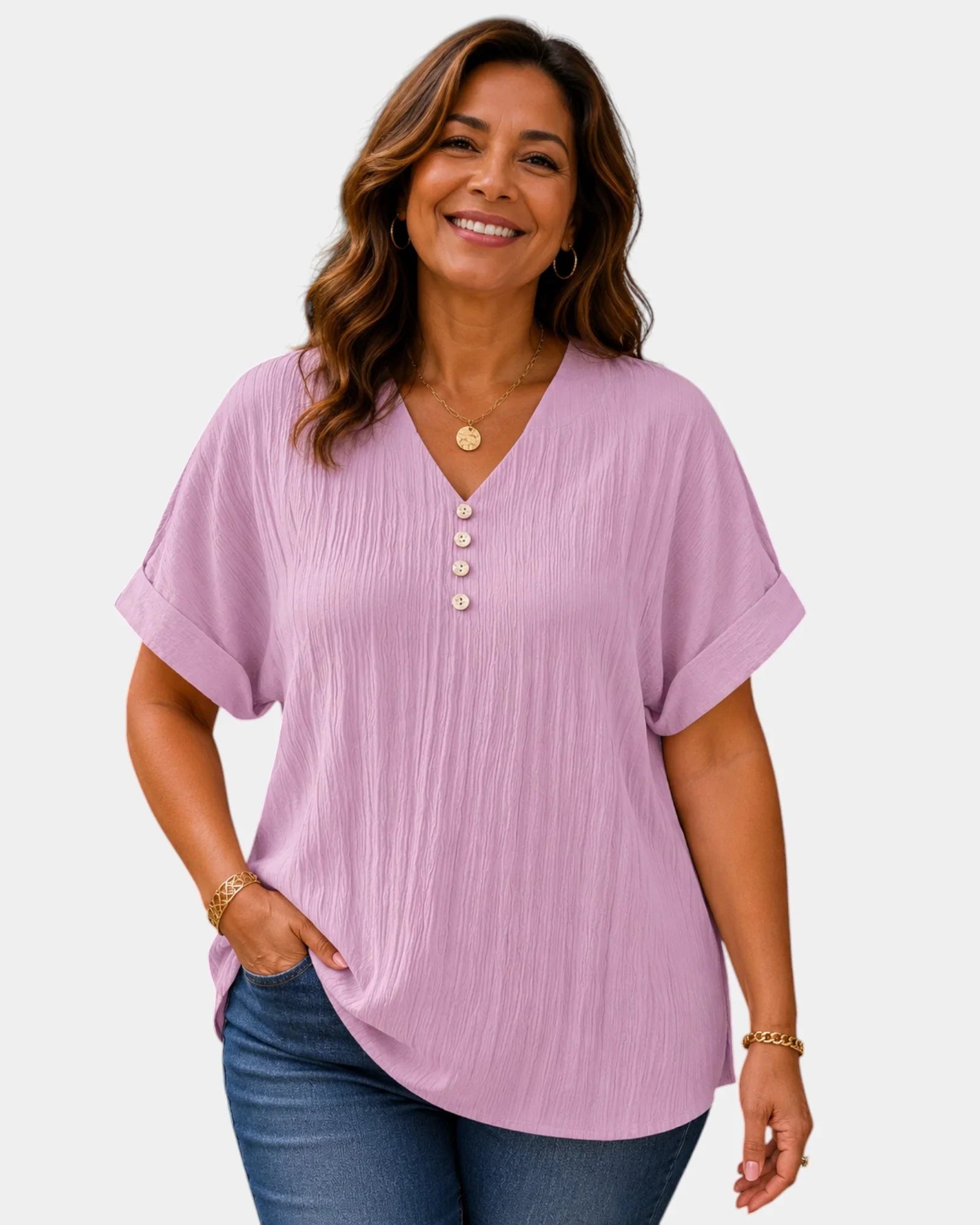 Alwena | Blouse à décolleté en V