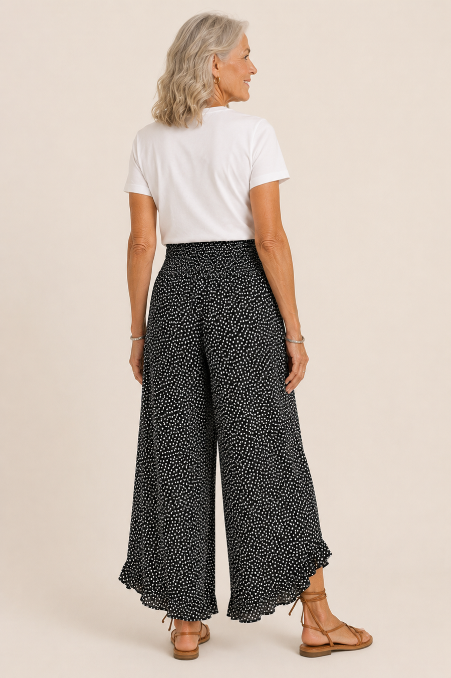 Marielle | Pantalons larges légers – Amincissants, Confortables & Chics