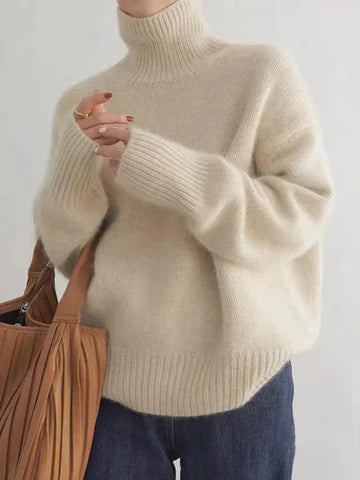 Clotilde | Pull Col Roulé Intemporel