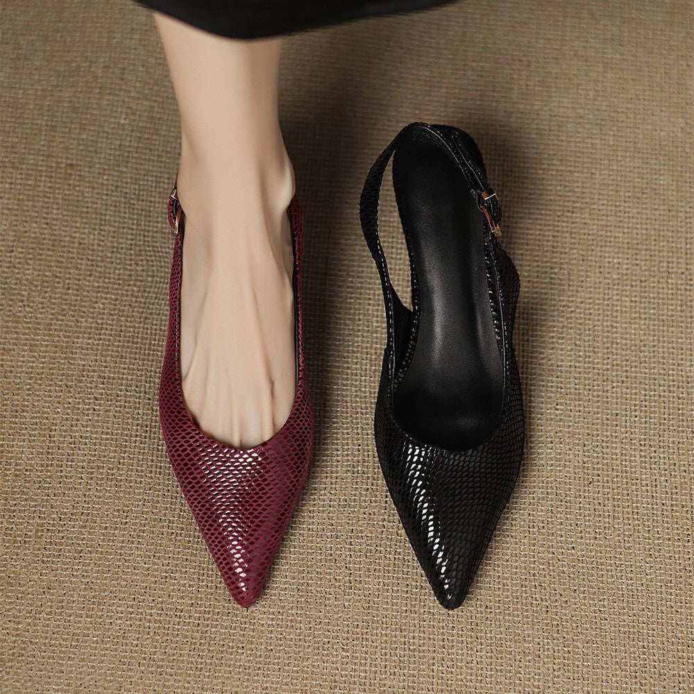 Delphine | Escarpins Slingback Pointus