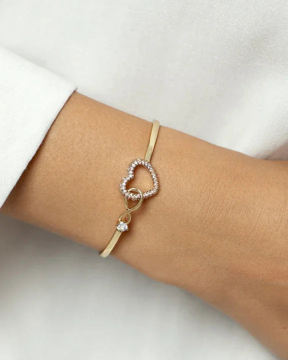 Aramburge | Bracelet infini cœur