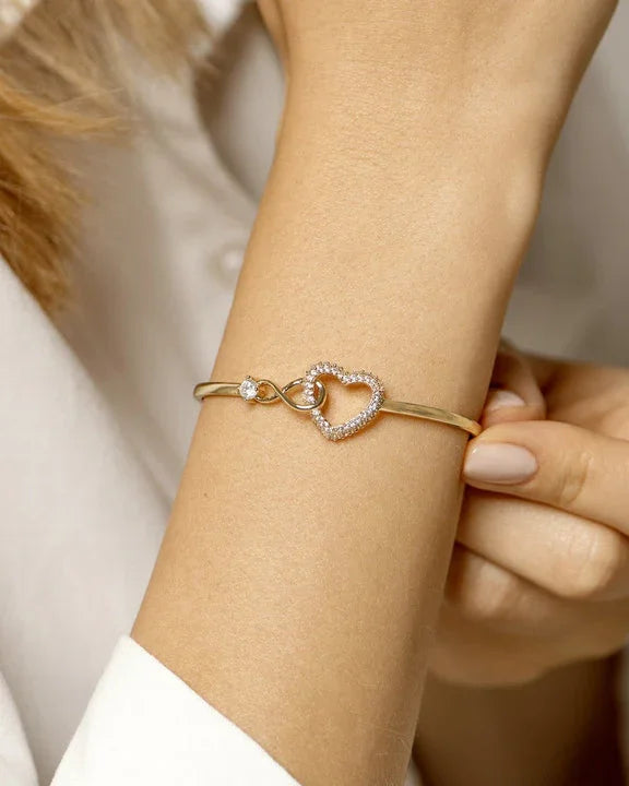 Aramburge | Bracelet infini cœur