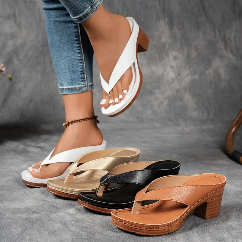 Leona | Sandales Orthopédiques à Talon