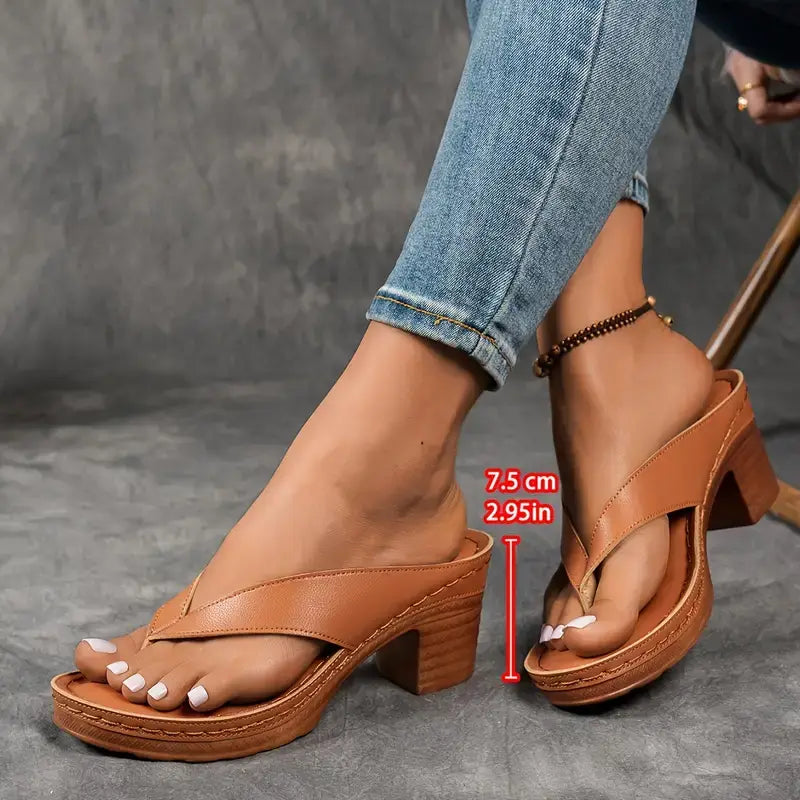 Leona | Sandales Orthopédiques à Talon